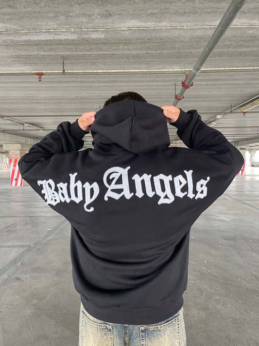 HOODIE BLACK BABY ANGELS