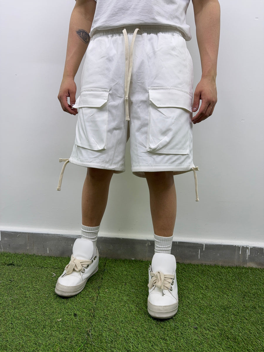 SHORTS CARGO BY SELFLOVE WHITE
