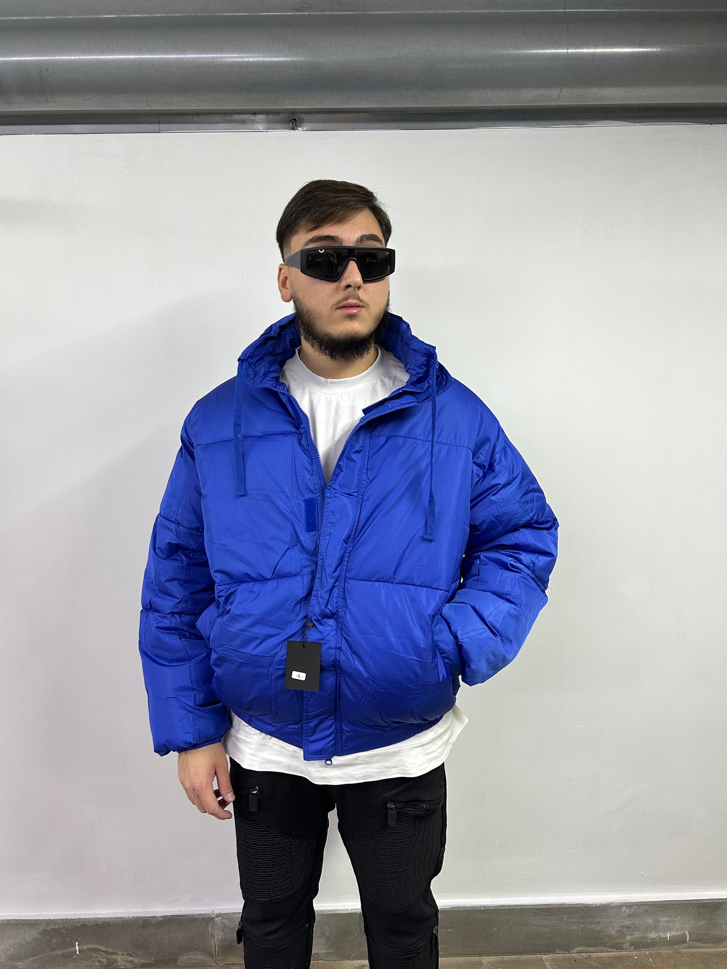 PUFFER BLU OVERSIZE