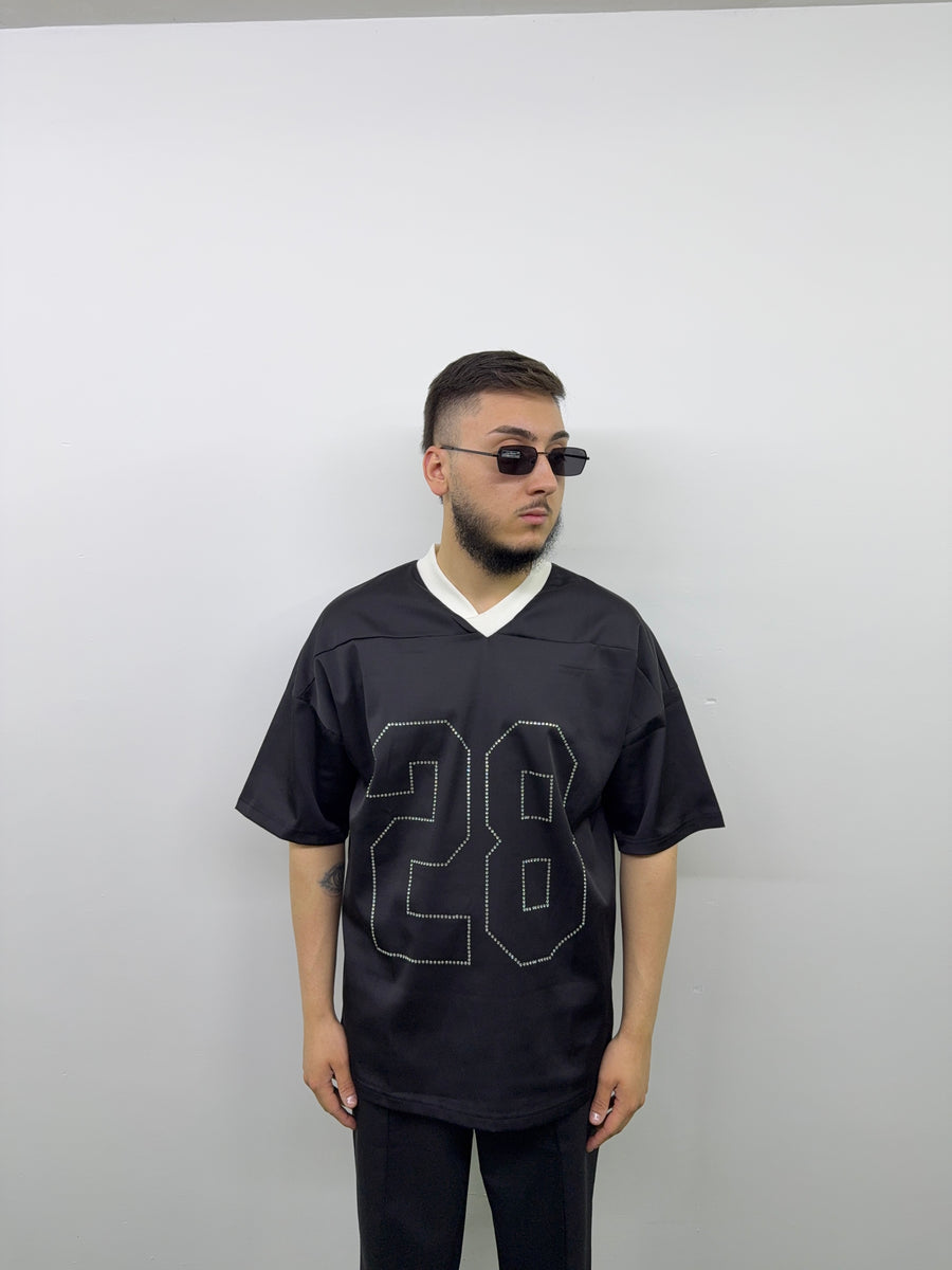 T SHIRT BASEBALL BLACK