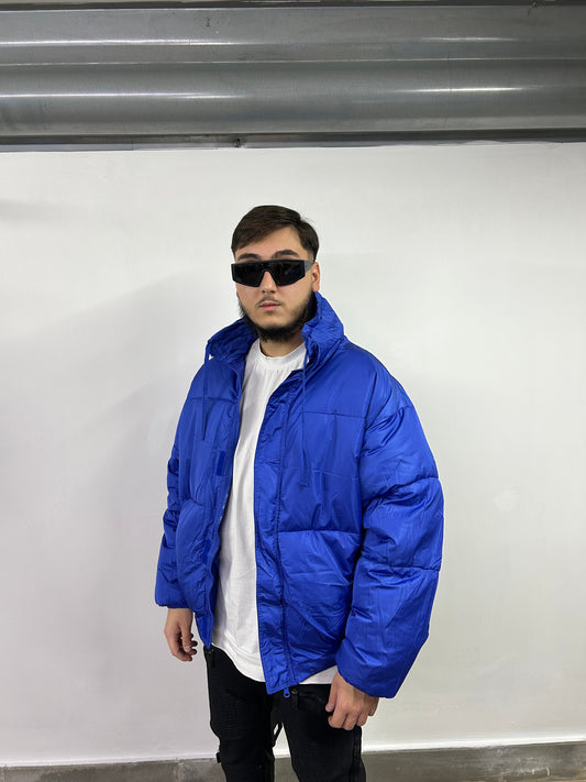 PUFFER BLU OVERSIZE